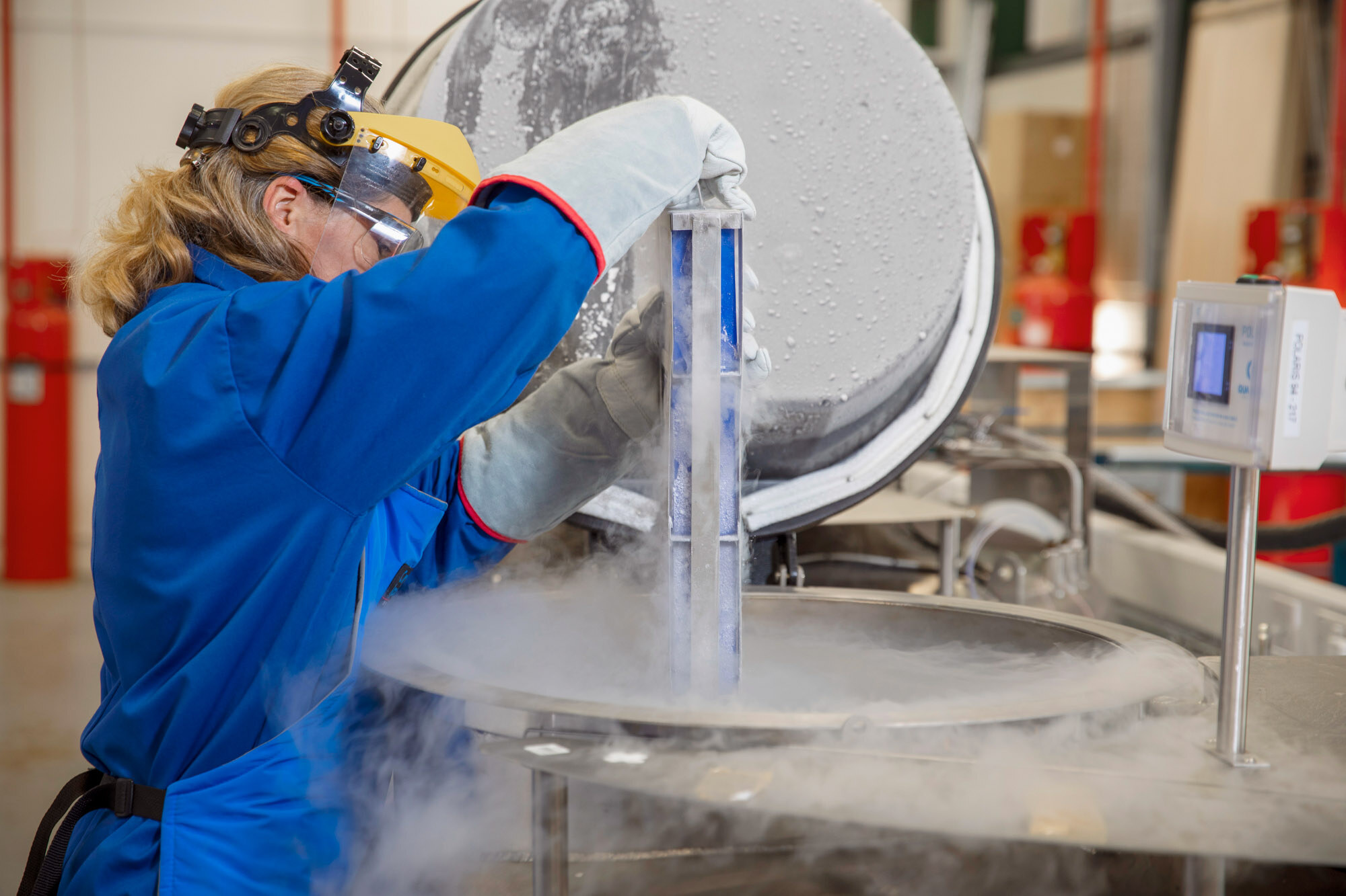 Liquid Nitrogen cryo storage